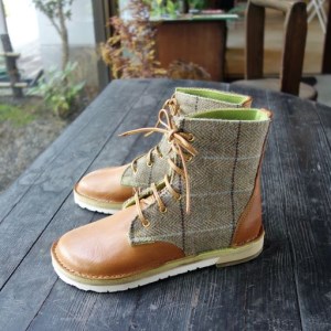 【Marikok】オーダーメード レザーショートブーツ K068011