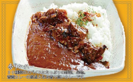 カレー専門店「香牛かれー香壺」の詰合せAセット4回定期便 L12-SKKOT