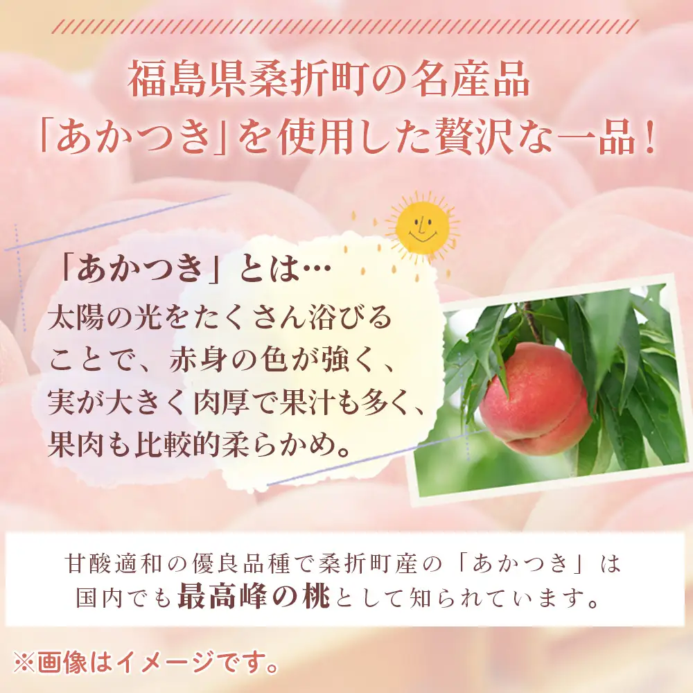 「至福の桃ソルベ」6個 No.003