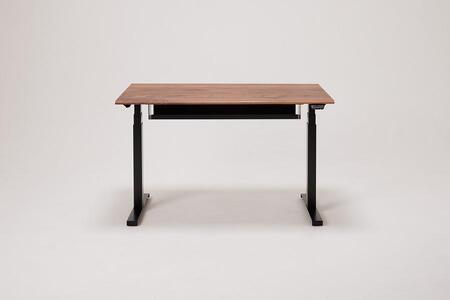 【幅120cm】【ウォールナット】【配線トレー付】 電動昇降デスク 無垢材 パソコンデスク WAAKstandingPro