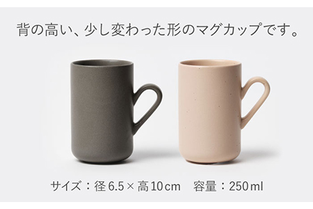 【美濃焼】MPトールマグ ペアセット ブラウン×ベージュ【3RD CERAMICS】[TDE017]