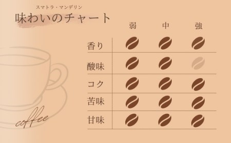 【自家焙煎】カフェ・フランドル スマトラ・マンデリン・タノバタック（200g・粉） 2025/9/19～