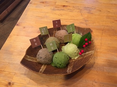 出雲「食べるお茶」アイス（６個）【Ａ-22 アイスクリーム ギフト アイス 贈答 詰め合わせ ミルク低温殺菌生乳 スイーツ お茶 】