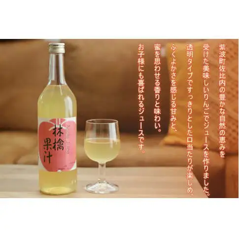 BC005 紫波町佐比内のりんごジュース（6本×720ml）【小原果樹園】