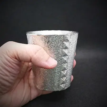【RR】RAM GLASS　錫　(はかた錫スタジオ)　錫酒器_装飾品・工芸品     雑貨・日用品 グラス・カップ 食器   雑貨・日用品 タンブラー 食器 _【1127889】