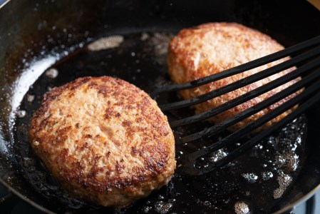[黒毛和牛100%] 手作りハンバーグ 6個セット (120g×6個) [0440]