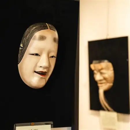 能面ギャラリー(至寶館)と工房での能面鑑賞・簡単能楽講座・能面作成見学と体験_旅行券・チケット  体験チケット _【1374552】
