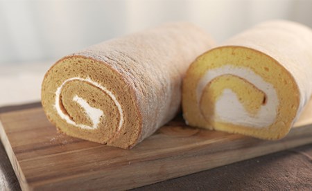 たっぷり地鶏卵のロールケーキ2本セット