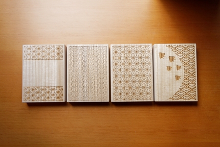 【谷中・箱義桐箱店】桐箱の塗り絵体験チケット（1名様分／60分）_0154-001-T04