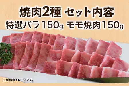 あか牛 焼肉2種セット あか牛の館 《60日以内に出荷予定(土日祝除く)》焼肉 モモ バラ 熊本県 南阿蘇村