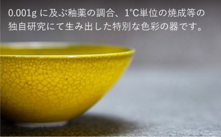 【美濃焼】bowl -syrup yellow- M【陶芸家・宮下将太】食器 鉢 ボウル 副菜鉢 サラダボウル デザートボウル シンプル おしゃれ 陶芸家 芸術 インテリア ギフト プレゼント 贈り物 レンジ対応 黄色 イエロー 送料無料[MDL028]