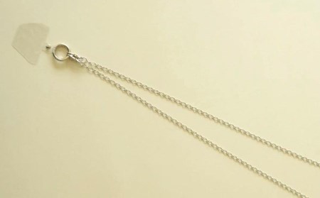 【LENERAオリジナルスマートフォンショルダー】 smartphone shoulder - perch - / silver