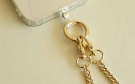 【LENERAオリジナルスマートフォンショルダー】 smartphone shoulder - yurve / gold