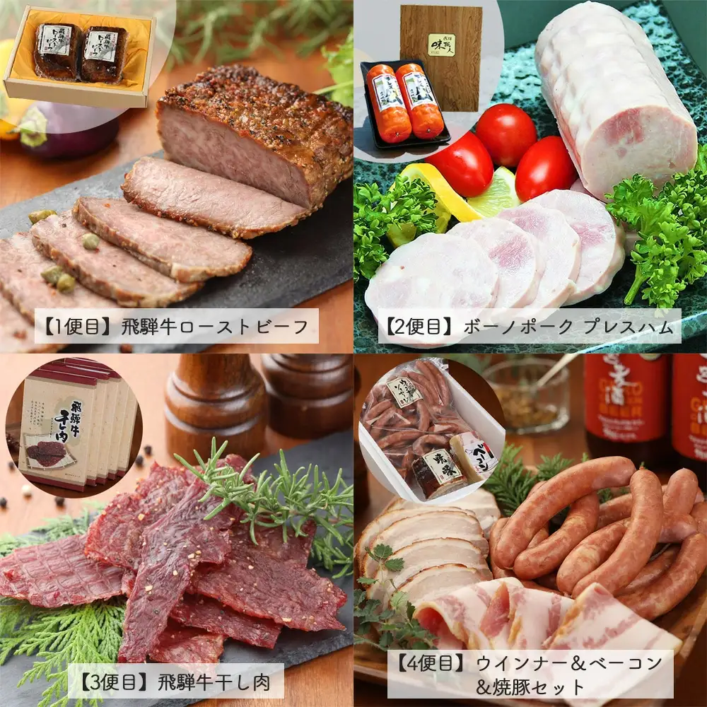【毎月定期便 12回】飛騨味職人「おさだ食品 定期便」 【57-A】