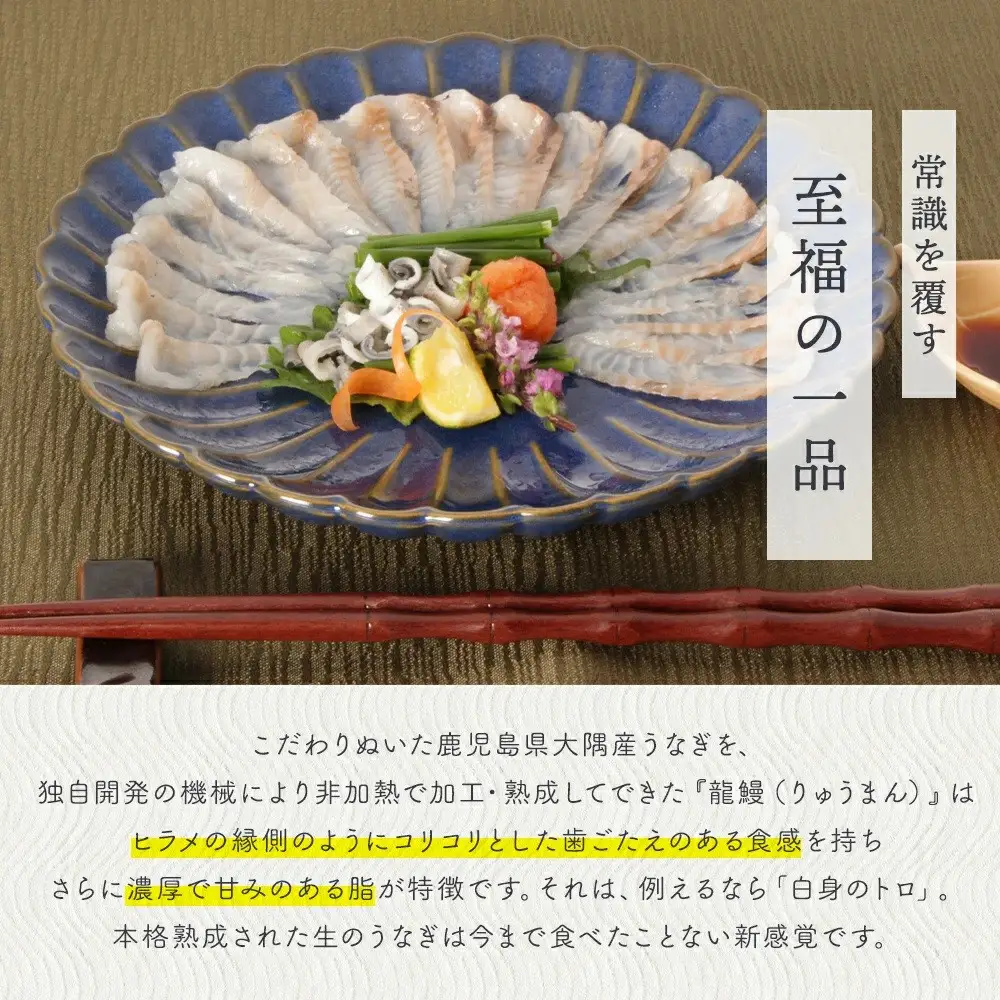 うなぎの概念が変わる!!【本格熟成】龍鰻バラエティー定期便《梅》