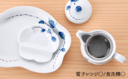 【波佐見焼】水引草おうちセット マグカップ ティーポット プレート 箸置き 食器 皿 【松幸陶芸】 [HB21] 波佐見焼