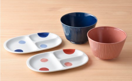 【波佐見焼】プレート どんぶり 含む オリジナルセットアップ商品 食器 皿 【光和陶器／アイユー】 [NB51] 波佐見焼