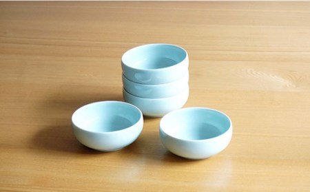 【白山陶器】ひめとんすい 5ピースセット 青白釉 食器 小鉢 【波佐見焼】 [TA72] 波佐見焼