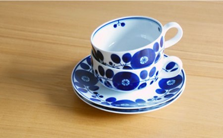 【白山陶器】【BLOOM】ブルーム ティーカップ・ソーサー 2客セット 食器 皿 【波佐見焼】 [TA81] 波佐見焼