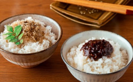可成屋 謹製  手作りちりめん山椒３袋／じゃこ入り山椒味噌２本  おかず味噌 セット 尾鷲市 KA-26