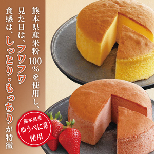 B200-12 熊本県産米粉100％使用　純米カステラ
