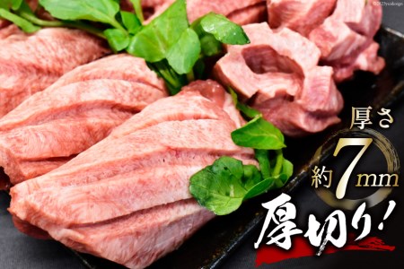 牛タン 三陸岩井崎の塩を使用 厚切り 牛タンスライス 1kg (500g×2P) [からくわ精肉店 宮城県 気仙沼市 20565835]