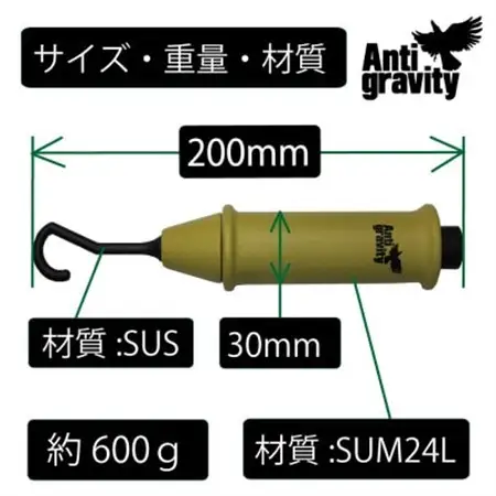 キャンプの必需品　ペグ抜きギア　A-g Hummer【1381432】