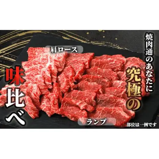 石垣牛・焼肉用・1ランク上のお試しセット・ミスジ、イチボなど希少部位が200g×2種＝計400g入り | SI-20-1