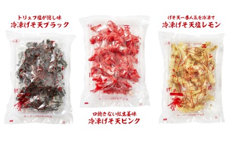 山形のソウルフード♪「エンドーの冷凍げそ天セット」 3パック 【2023年グッドデザイン金賞受賞】 FZ22-837