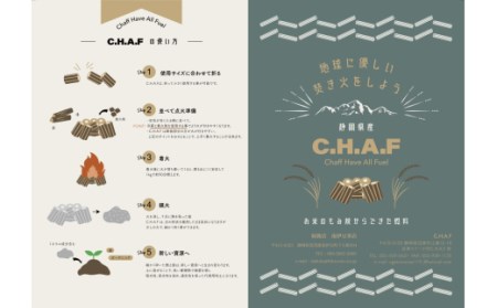 お米のもみ殻燃料 C.H.A.F