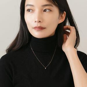 【K18イエローゴールド ダイヤモンドネックレス】0.1ct 上品な6本たてづめ 存在感バツグン 長さ45cm SN1004-K18 / 金 ゴールド ダイヤ ジュエリー アクセサリー ギフト プレゼント レディース シンプル 定番 ネックレス