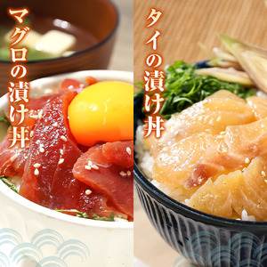 高知 海鮮漬け丼の素（7種×各2P）セット 鯛 鮪 鰤 カンパチ サバ 鰹たたき イカ いか 天然 漬け 丼 素 海鮮 醤油漬け 小分けパック 手巻き寿司 お茶漬け【企業組合　宇佐もん工房】 [BQAB023]