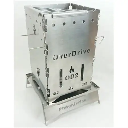 [ODST01OD-02]フェニックスライズの焚火台セット OverDrive2.0+スタンドセット【配送不可地域：離島・沖縄県】【1385220】