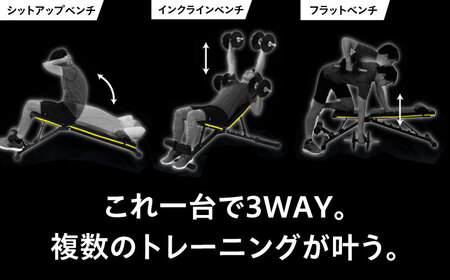 アルインコ アジャスタブルベンチ/FA221Y アルインコ[AOAB008] 筋トレ