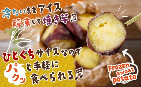 パクッと☆アイスなひとくち焼き芋ギフト / _LF-F701_(都城市) ひとくち焼き芋 アイスな焼き芋 スイーツ アイス 冷凍 おやつ 一口サイズ FABEX惣菜・べんとうグランプリ2023 ロングライフ部門最高位 金賞受賞