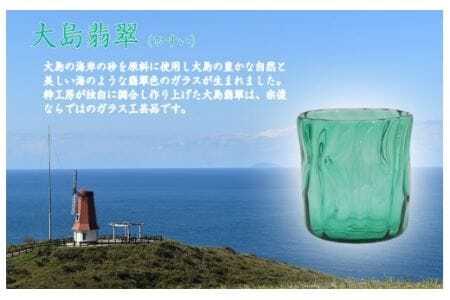 大島翡翠 タンブラー　NM-14GR【粋工房 】_HA1160