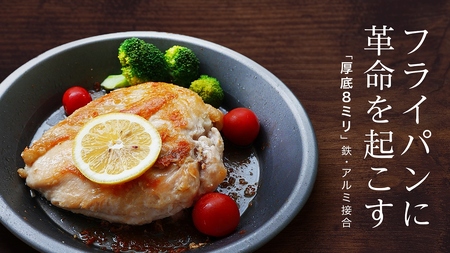 厚底クッキングプレート 24cm 専用のハンドル付属 アルミ 鉄 1枚 ガス火 IH 直火 オーブン 日用品 蓄熱性 保温皿 BBQ バーベキュー イベント アウトドア キャンプ用品 アドバンスコンポジット 静岡県 富士市 [sf050-002]