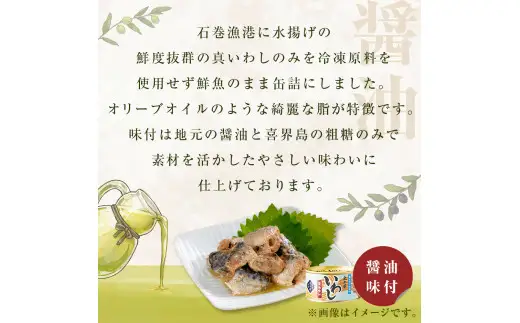 いわし缶詰 醤油味付 24缶セット イワシ