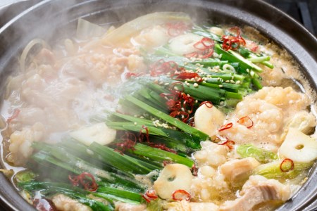 博多味噌もつ鍋 3～4人前 セット ちゃんぽん麺付 / MEAT PLUS / 福岡県 筑紫野市 [21760372]