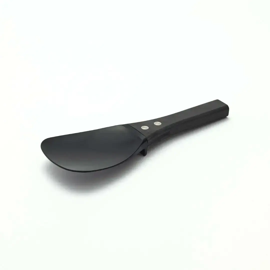 しゃもじ(黒/黒)  “いつまでも”くっつかない しゃもじ フッ素加工しゃもじ キッチン用品 新生活 一人暮らし 燕三条製 [プリンス工業] 【025S021】