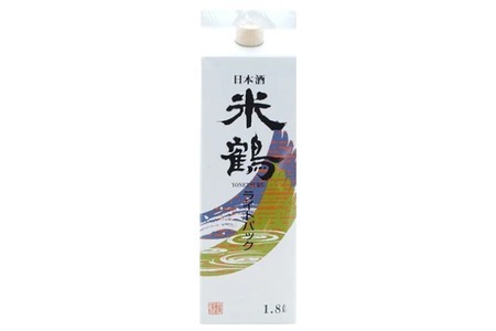 日本酒 米鶴 ライトパック 1800ml 1本 [米鶴酒造 山形県 高畠町 tk06ays710055]