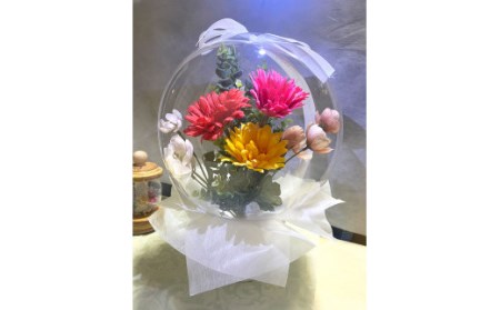 おまかせ：Flower balloon ( フラワー バルーン )  アーティフィシャルフラワー  置き型タイプ 韓国 お花 贈り物