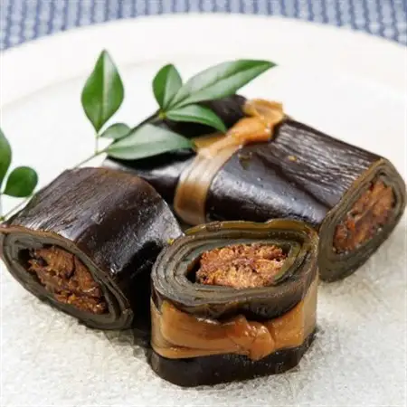 国産(北海道産)昆布で鰊(にしん)を丁寧に巻いた昆布巻きセット(2本)_昆布巻 国産 北海道産 ニシン コンブ だし 海藻 だし昆布 こんぶ水 出汁 乾物 こんぶ ギフト 調理済み 一人暮らし セット おかず 北連物産 きたれん 常温 調理済み 北海道 釧路町 釧路超 特産品 _【1386324】