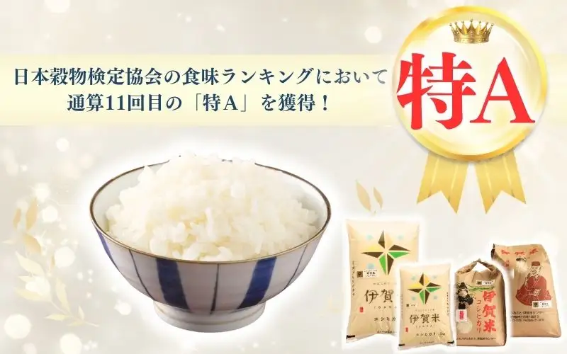 令和7年産 伊賀米コシヒカリ 10kg（6ヶ月連続） コシヒカリ【jaig-tkb0002】