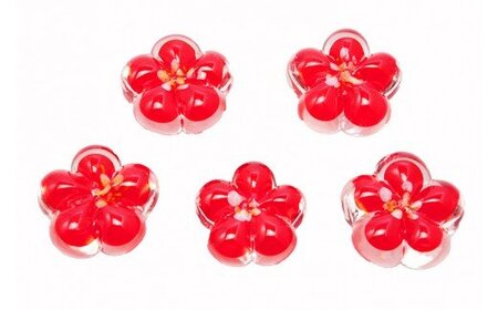 沖ノ島朱(あか) 箸置きセット NM-18S【粋工房 】_HA1174