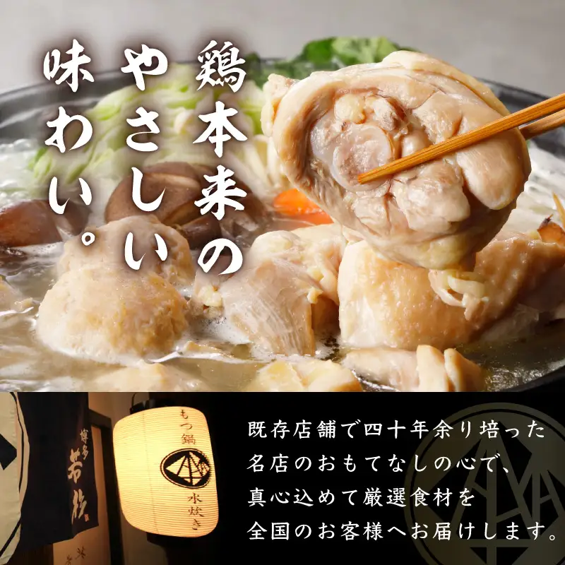 博多若杉水炊き4～5人前【024-0017】