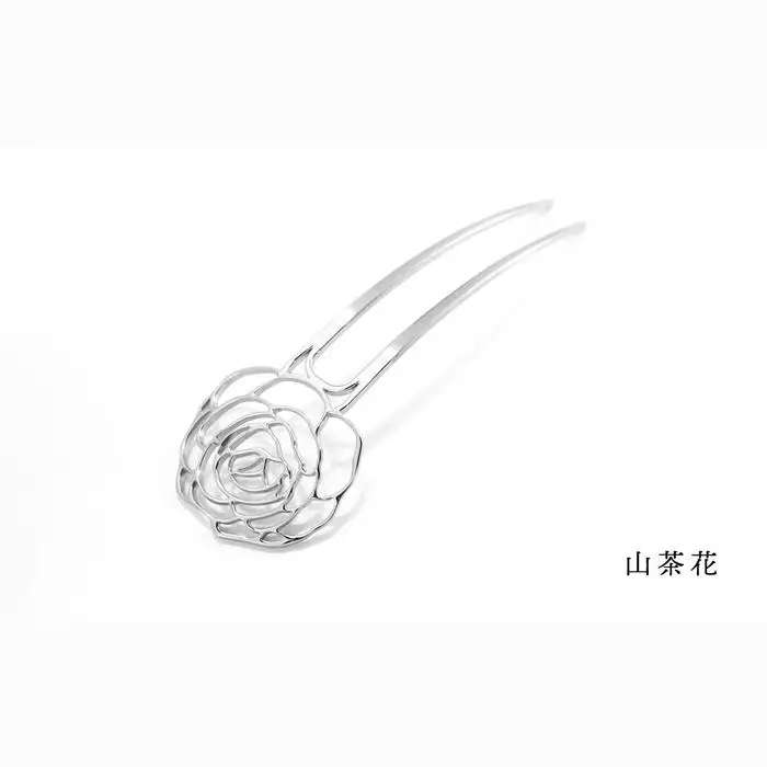 まるでジュエリー☆かんざし『山茶花』
