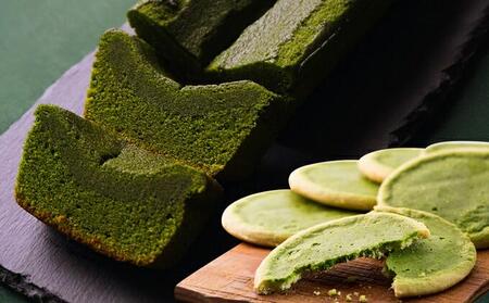深濃抹茶パウンドケーキ・抹茶生チョコサブレセット【配送不可：離島】◇