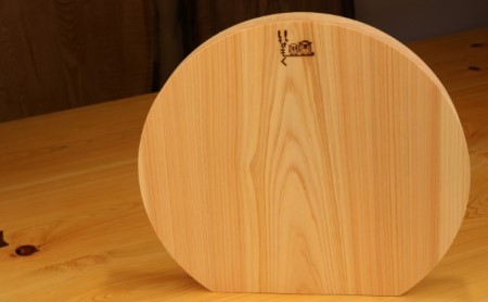 檜のまーるぃまな板＆檜のtissue box2個セット キッチン用品 キッチングッズ ヒノキ一枚板 シンプル ティッシュケース 天然無垢材 木の温もり ヒノキの香り 