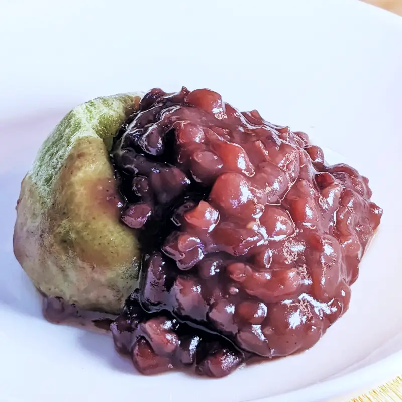 老舗和菓子屋さんの杵つき生丸餅（よもぎ）12個＆つぶあん 200g×3セット